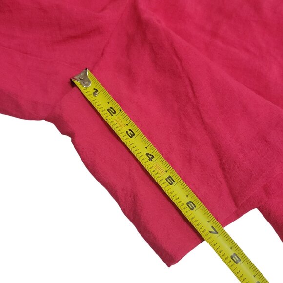 Vince Camuto Womens Summer Heat Geranium Pink Shorts 22W Rayon/Nylon Zipper - Picture 13 of 16